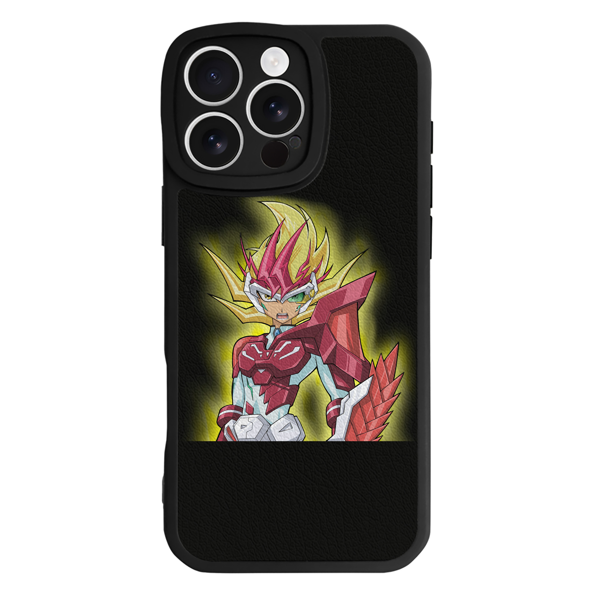 （画像用） 遊☆戯☆王 Yu-Gi-Oh! 【iPhone 16シリーズ対応】シリコンスマホケース（レザー調） 材質：シリコン